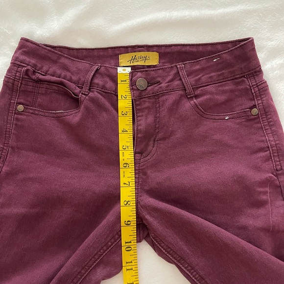Hailey Junior Jeans Color Purple Size 7 - Picture 6 of 10